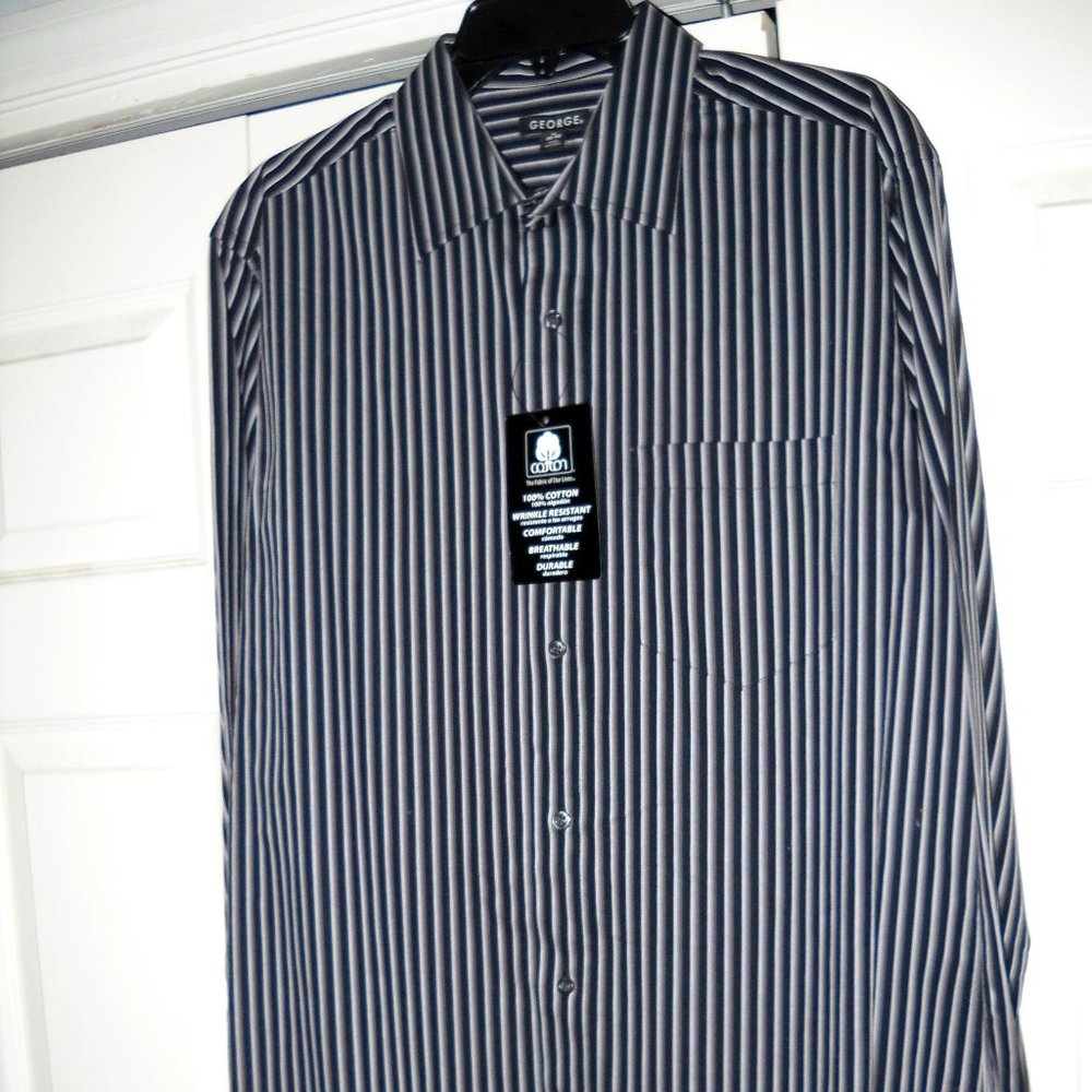 Men's George Dress Shirt Size M 38-40